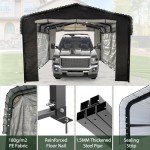 Spacious 13X20 FT Metal Carport for Vehicles