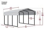 10' x 15' Carport Canopy for Cars and Boats