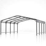 Spacious 20x20 FT Metal Carport Shelter