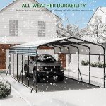 Durable Metal Carport for Tractors and Vehicles