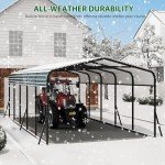 Durable Metal Carport for Tractors and Vehicles