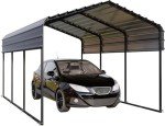 Sturdy 10x15 ft Carport for Cars and Boats
