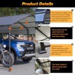 Large Heavy-Duty Metal Carport with Steel Roof