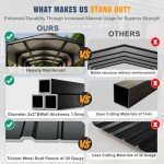 Spacious Metal Carport for Vehicles and Equipment