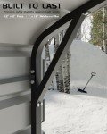 Spacious Metal Carport with Extended Side Canopy