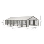 Spacious Heavy Duty Party Tent with Sidewalls