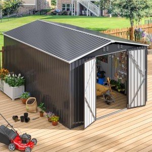 10x14 FT Outdoor Storage Shed for Backyard