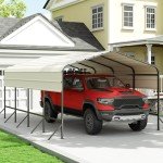 Heavy Duty 12x20 Metal Carport Canopy