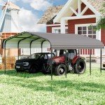 Spacious 20x20 Metal Carport for All Vehicles