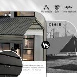 Heavy Duty 12x20 FT Metal Carport Canopy