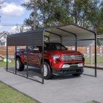 Sturdy 10x15 FT Outdoor Carport Canopy