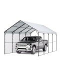 Durable 12' x 20' Outdoor Metal Carport
