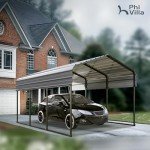 Sturdy 10x15 ft Carport for Cars and Boats