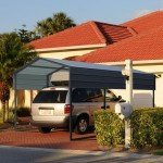 Spacious 10x15 Ft Heavy Duty Metal Carport