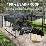 Spacious All-Metal Carport Canopy for Vehicles