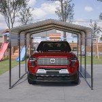 Sturdy 10x15 FT Outdoor Carport Canopy