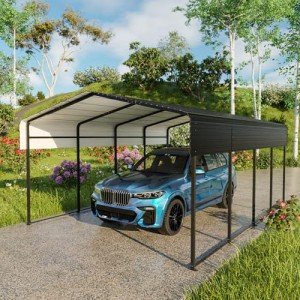 Spacious Metal Carport for All Vehicle Types