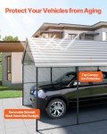 Durable 12' x 20' Outdoor Metal Carport