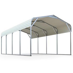 Heavy-Duty Metal Roof Carport Garage Canopy