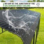 Spacious Metal Carport for All Vehicle Types