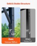 Durable 12' x 20' Outdoor Metal Carport