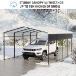 Spacious Metal Carport for All Vehicle Types