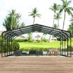 Spacious Metal Carport for SUVs, Trucks, and Boats