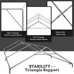 Spacious Portable Carport with Removable Sidewalls
