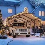 Heavy Duty Metal Roof Carport Kit 12x20 ft