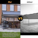 12x20 FT Heavy-Duty Metal Carport Shelter