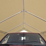 Spacious Portable Carport with Removable Sidewalls