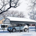 Heavy-Duty 10'x20' Metal Carport Canopy