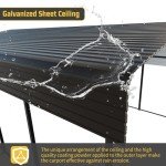 Spacious Metal Carport for Cars, Boats, and More