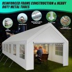 Spacious 20x40 Heavy-Duty Outdoor Carport