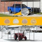Extra Large Heavy Duty Metal Carport Canopy