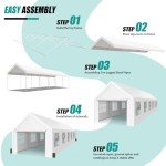 Spacious 20x40 Heavy-Duty Outdoor Carport