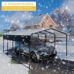 Spacious Metal Carport for Cars, Boats, and More