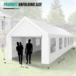 Spacious 20x40 Heavy-Duty Outdoor Carport