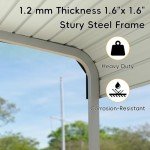 Extra Large Heavy Duty Metal Carport Canopy