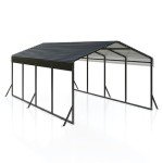 12x20 FT Metal Carport for Vehicles and Boats