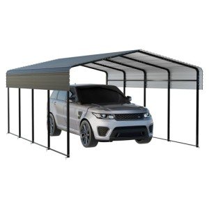 Spacious 13x20 FT Metal Carport Shelter