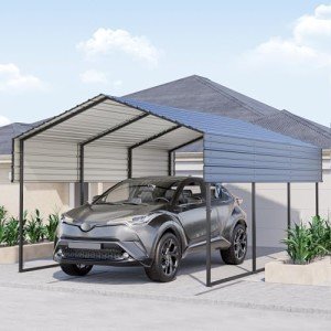 Heavy-Duty 10'x15' Carport Shelter Canopy