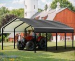 Heavy Duty Metal Carport Canopy for Outdoor Use