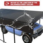 Spacious 13x20 FT Metal Carport Shelter