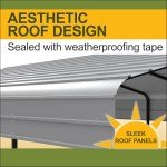 Spacious 12x20 FT Heavy Duty Steel Carport