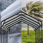 Heavy Duty Metal Carport Canopy for Outdoor Use