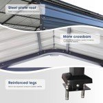 Spacious Metal Carport Canopy for Cars and Boats