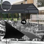 Spacious Metal Carport for Vehicles and Boats