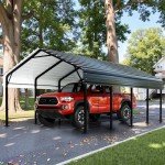 Durable Metal Carport Canopy for Vehicles