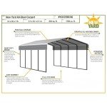 Spacious 12x20 FT Heavy Duty Steel Carport